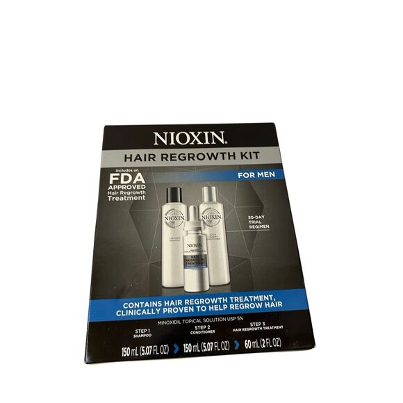 Nioxin hair regrowth kit for men expired 11/2023 new - Picture 1 of 4